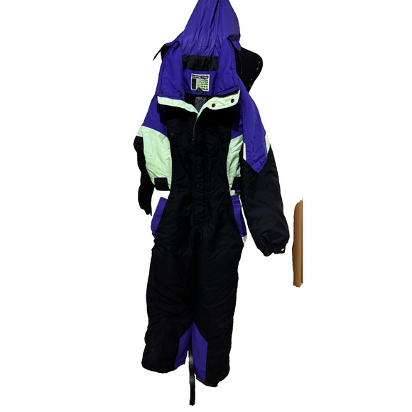 Pacific Trail Other - Vintage Pacific Trail One Piece Snowsuit Ski Pants Youth Sz 12 90’s unisex bold